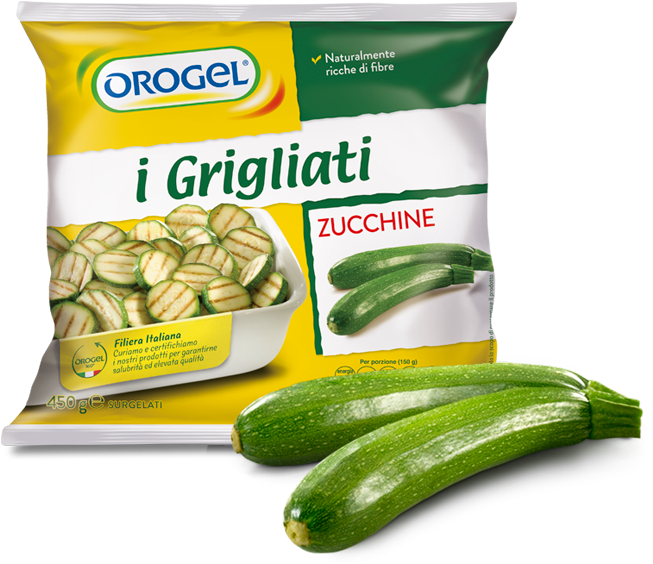 Grilled Courgette - Orogel (1140x864), Png Download