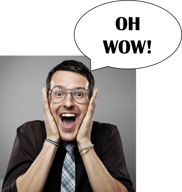 Wow “ - Amazed Face (626x660), Png Download