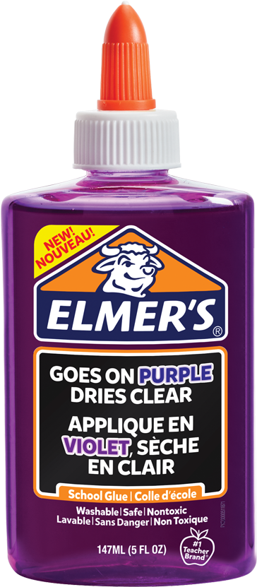 Product Image - Elmer's Glue Purple (850x850), Png Download