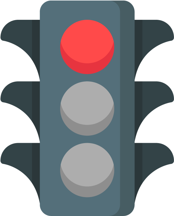 L'azienda In Prima Analisi Non Ha Adottato Un Sistema - Traffic Light (600x756), Png Download