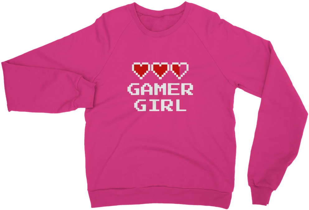 Gamer Girl Video Game ﻿classic Adult Sweatshirt - Sweater (1024x1024), Png Download