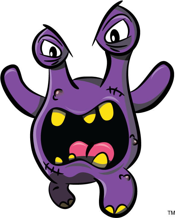 Fear Of Work Monster (588x742), Png Download