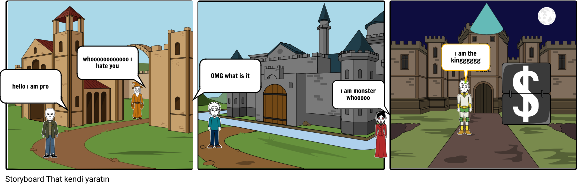 Scary Monster - Castle (1164x385), Png Download