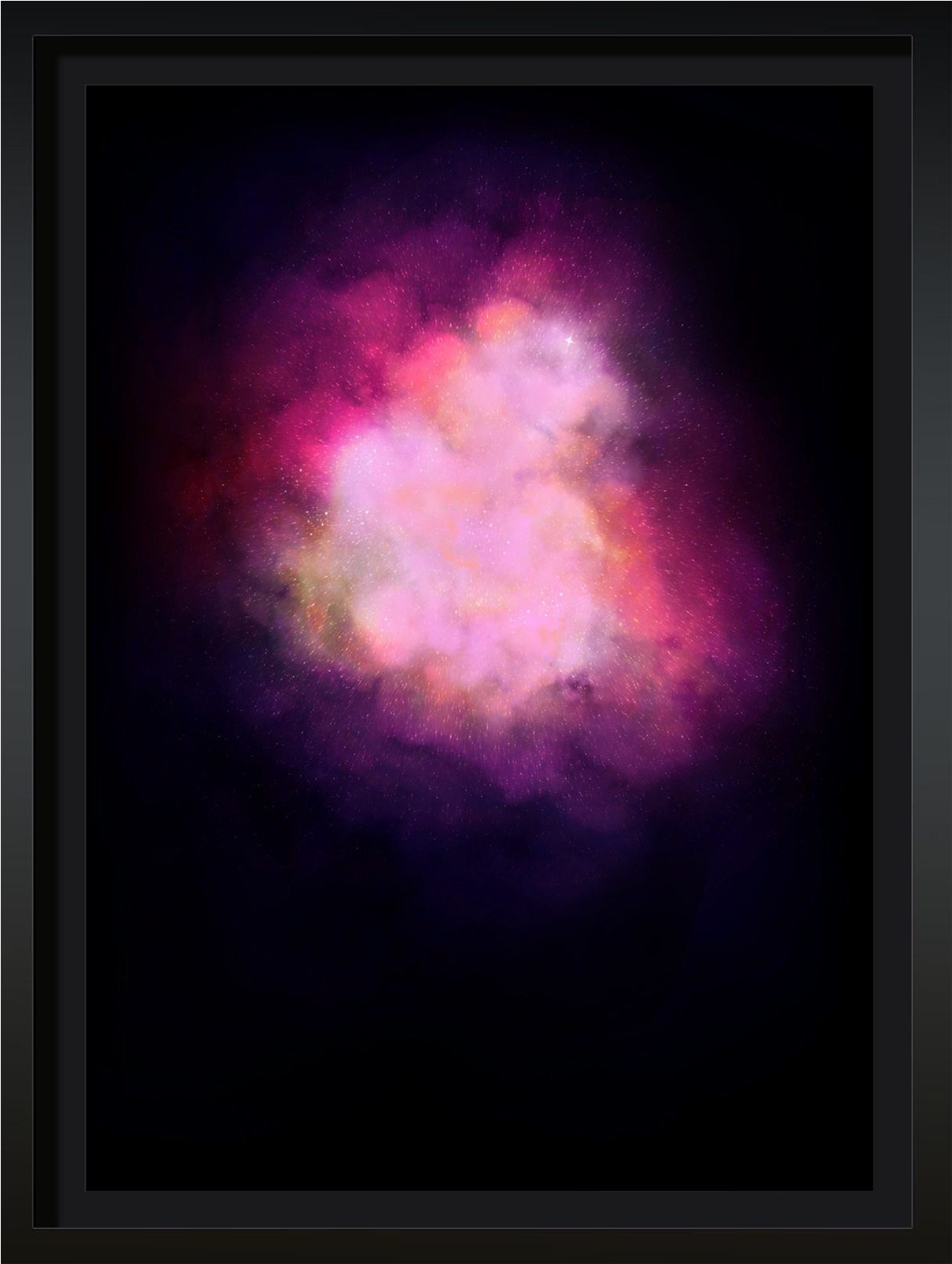 Galaxy Explosion - Nebula (1410x1910), Png Download