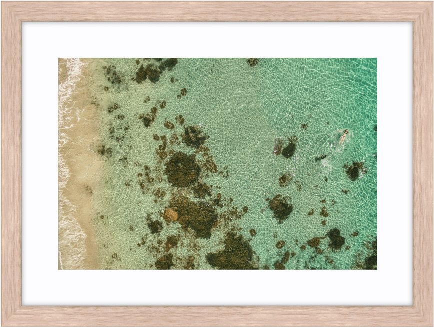 Swimming At Castle Rock In South West Australia Framed - Picture Frame (1024x683), Png Download