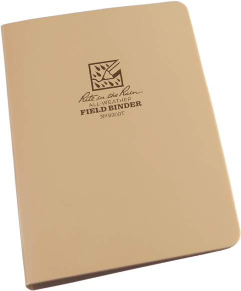 Rite In The Rain 9200t Tactical Field Binder 5 X 7 - Rite In The Rain Binder Ring (640x640), Png Download