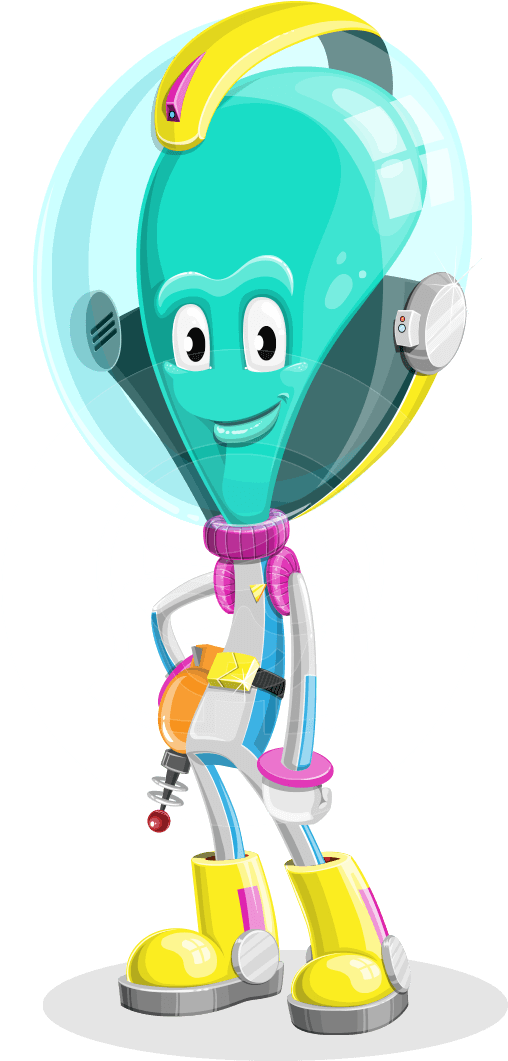 Alan The Alien Explorer - Alien Character Cartoon (957x1060), Png Download