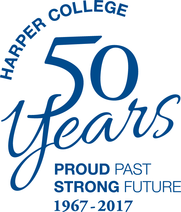 Download Harper 50th Logo Horizontal - Poster (606x710), Png Download