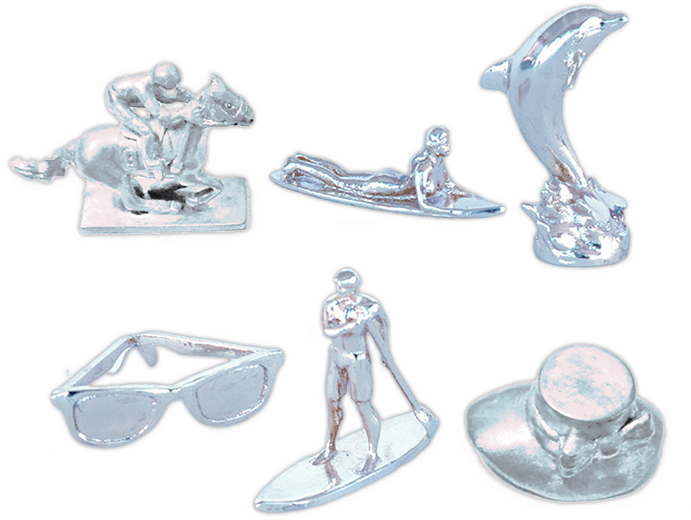 Metal Pewter Plated Game Pieces - Tap (800x600), Png Download