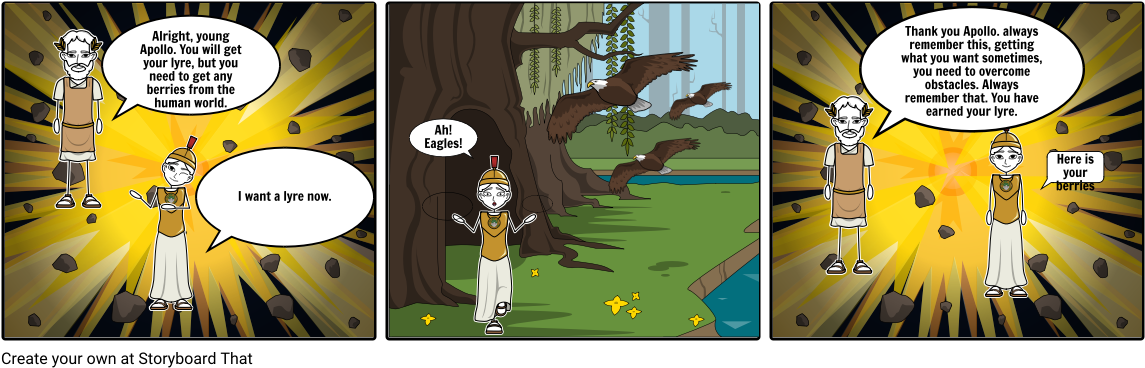 How Apollo Got His Lyre - Apollo Got His Lyre (1164x385), Png Download