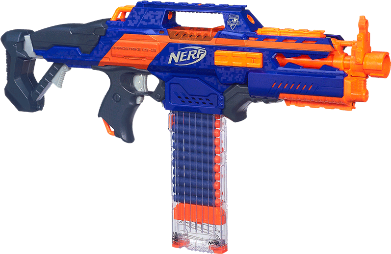 Hasbro Nerf Heat Elite Series Extraordinary Cs18 Launcher - Nerf Rapidstrike Cs 18 (800x800), Png Download
