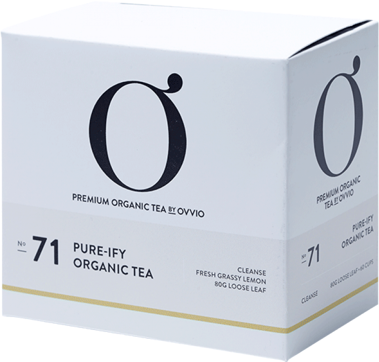 Pure-ify Loose Leaf Tea Tin 60g By Ovvio - Tea (800x800), Png Download