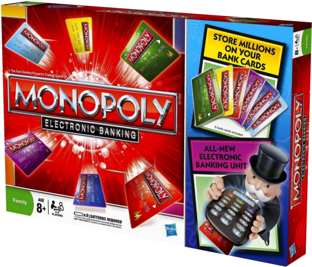 Monopoly Electronic Banking (640x640), Png Download