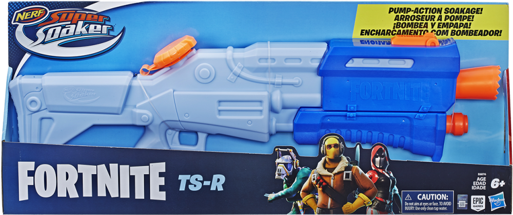 Nerf Super Soaker Fortnite Ts-r - Nerf (1024x419), Png Download
