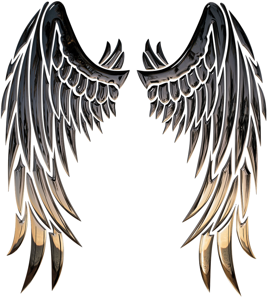Angel, Wings, Angel Wings, Religion, 3d Angel Wings - Art Angel Wings (1153x1280), Png Download