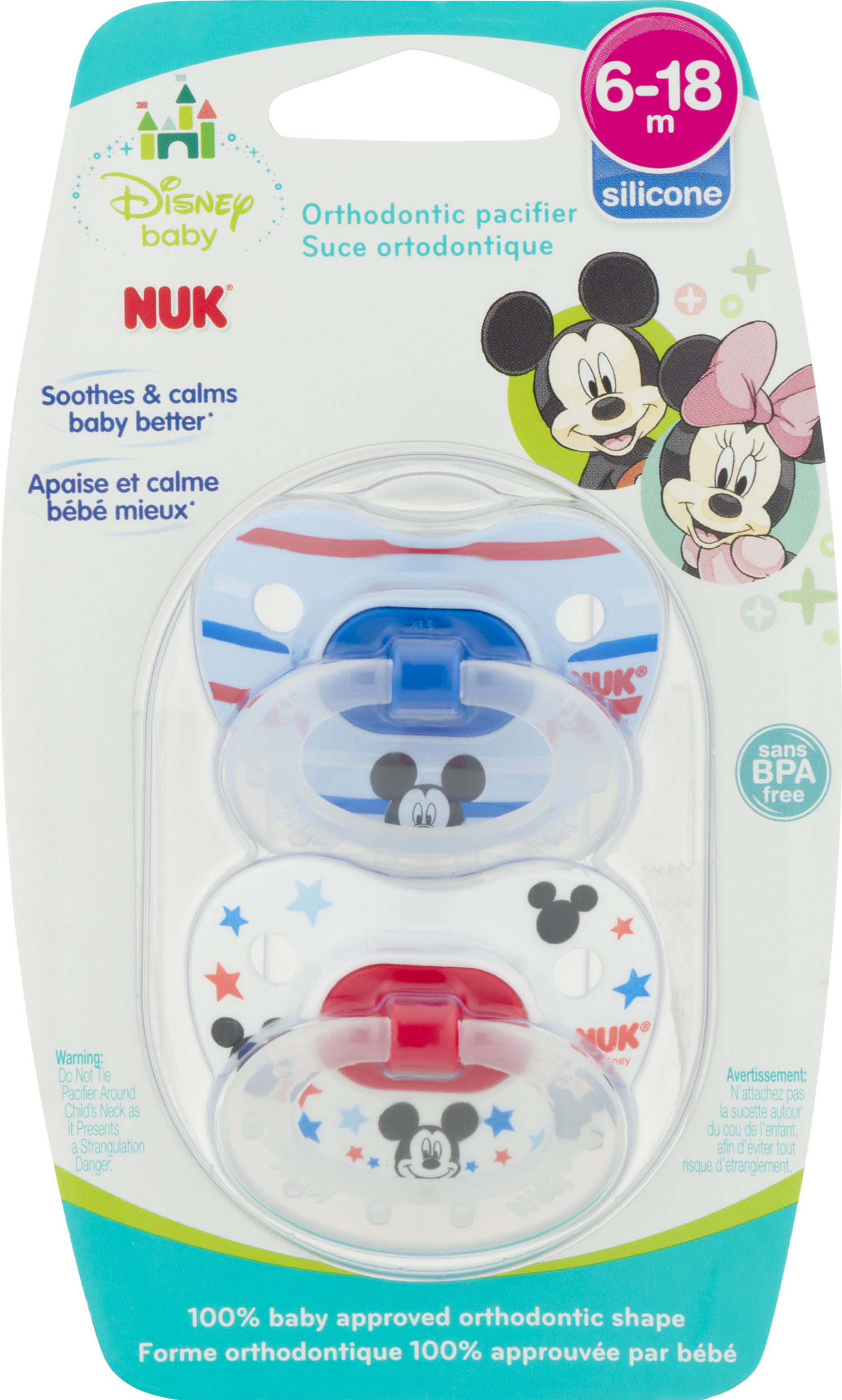Nuk Disney Pacifier (1504x2500), Png Download