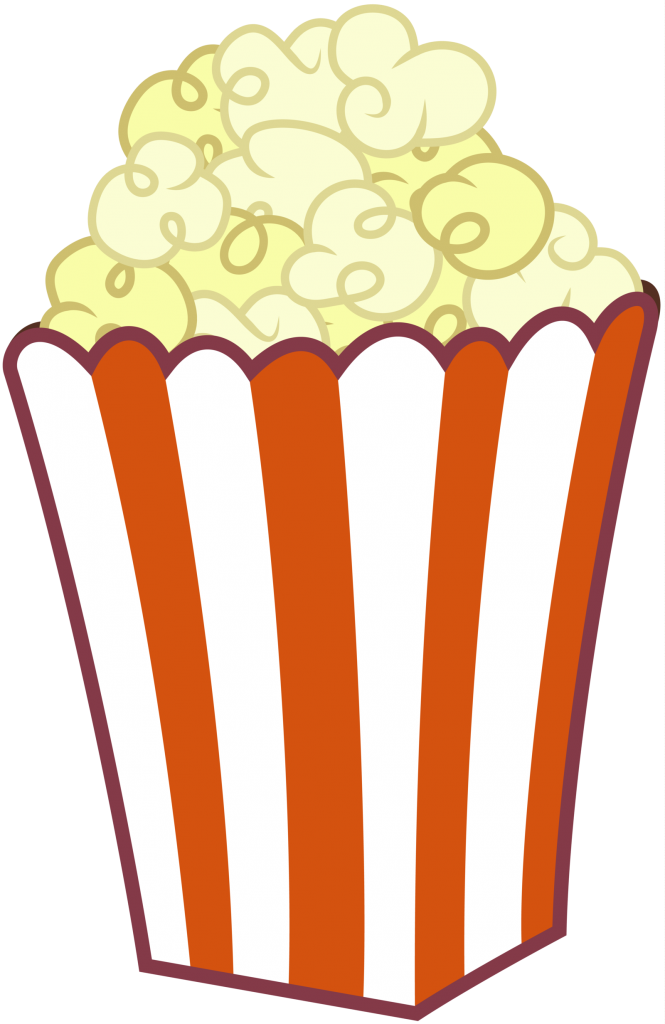 Popcorn Png Pic - Transparent Background Popcorn Clipart (665x1024), Png Download