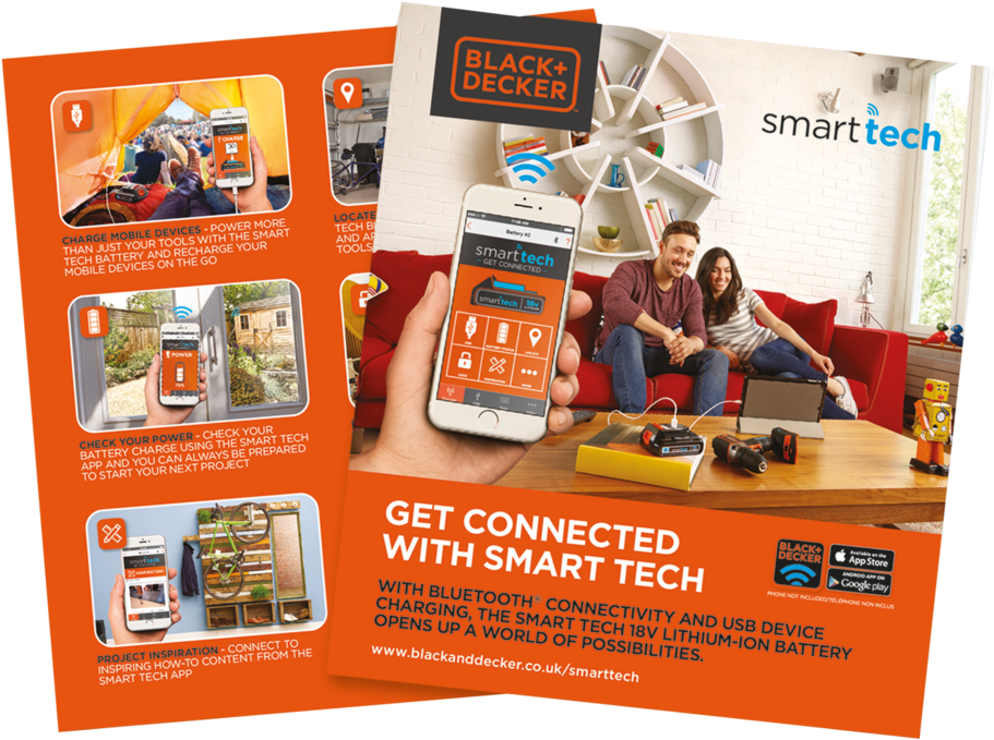 Great Brochure Design Is All About Communicating Simply - Black And Decker (1000x767), Png Download