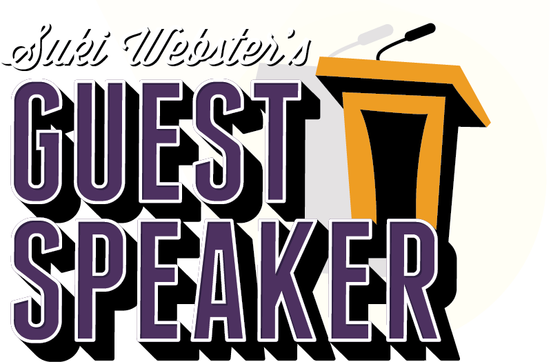 Suki Webster's Guest Speaker - Guest Speaker Logo (799x525), Png Download