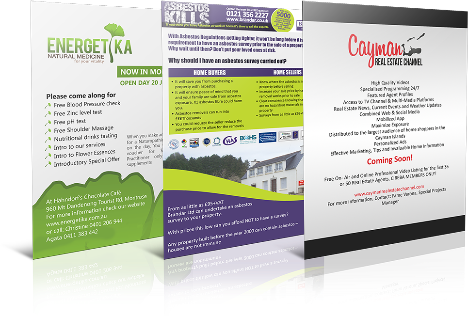 Flyers & Brochures - Flyers & Brochures (1118x782), Png Download