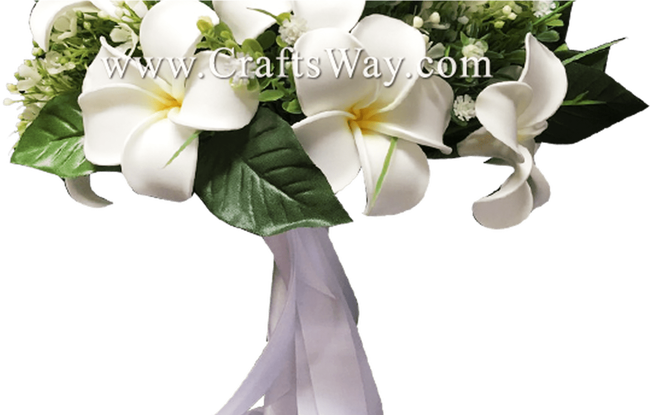Plumeria Flower Bouquet - Artificial Flower (1368x855), Png Download