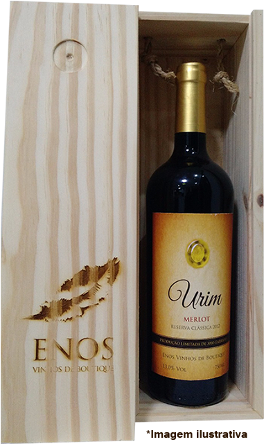 Caixa Madeira Vinho - Wine Bottle (540x720), Png Download