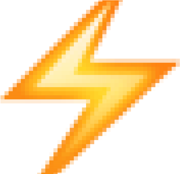 Emo-lightning - Emoji (900x600), Png Download