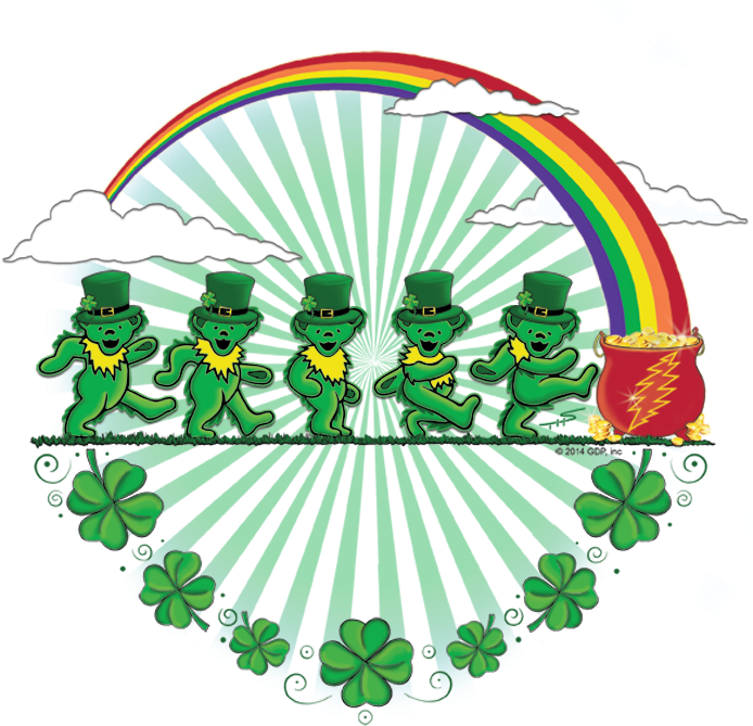 Grateful Dead St Patrick's - Grateful Dead St Paddy's Day (694x669), Png Download