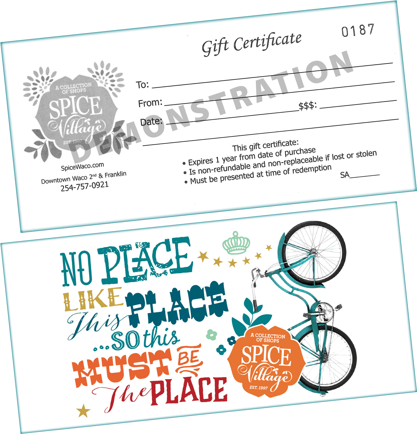 Gift Certificate - Spice Village Waco (1416x1480), Png Download
