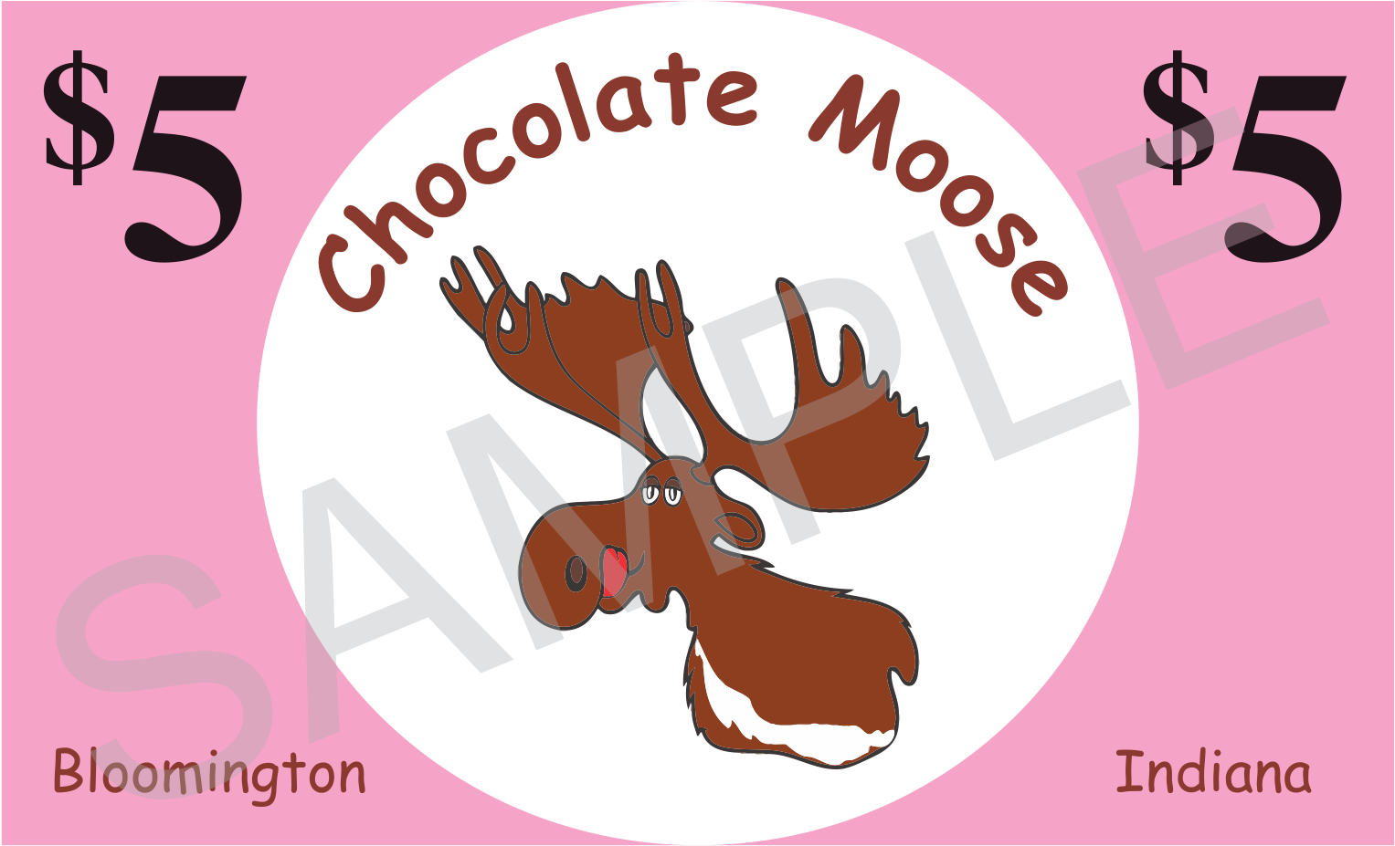 Moose Gift Certificate The Chocolate Moose Ice Cream - Child's Dream Charity (1526x1525), Png Download