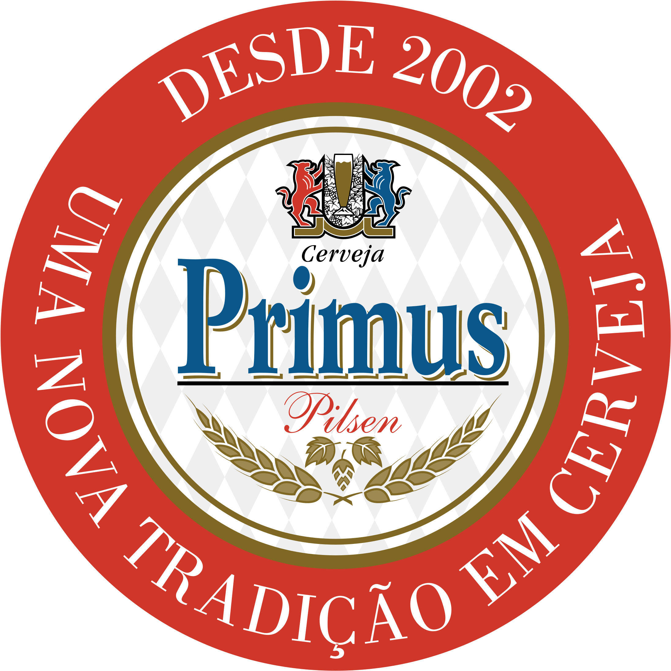 Primus Cerveja Logo Png Transparent Circle (2400x2400), Png Download