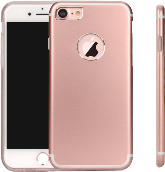 Mycandy Iphone 7 Plus 8 Plus Titanium Back Case Rose Rose Gold Iphone 8 Plus Price Full Size Png Download Seekpng