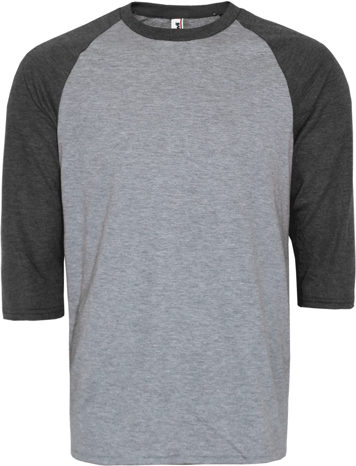 Anvil 3/4 Sleeve Raglan Shirt - Shirt (1000x1000), Png Download