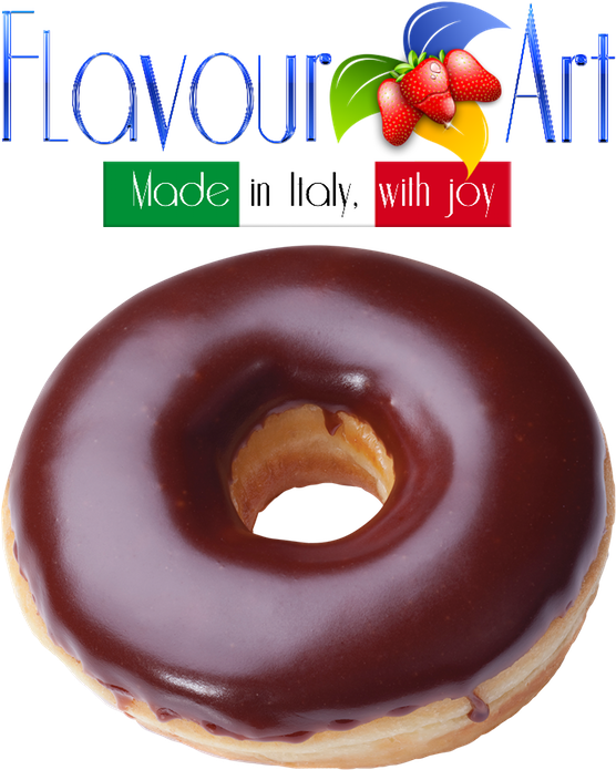 Chocolate Glazed Donut By Flavourart Concentrate - Flavour Art (600x720), Png Download