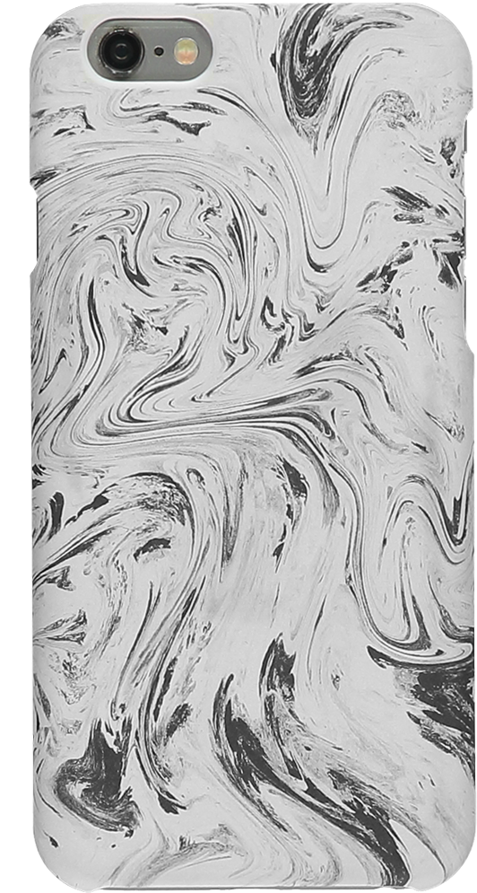0007 Marble White Back V=1480035277 - Mobile Phone Case (1588x1750), Png Download