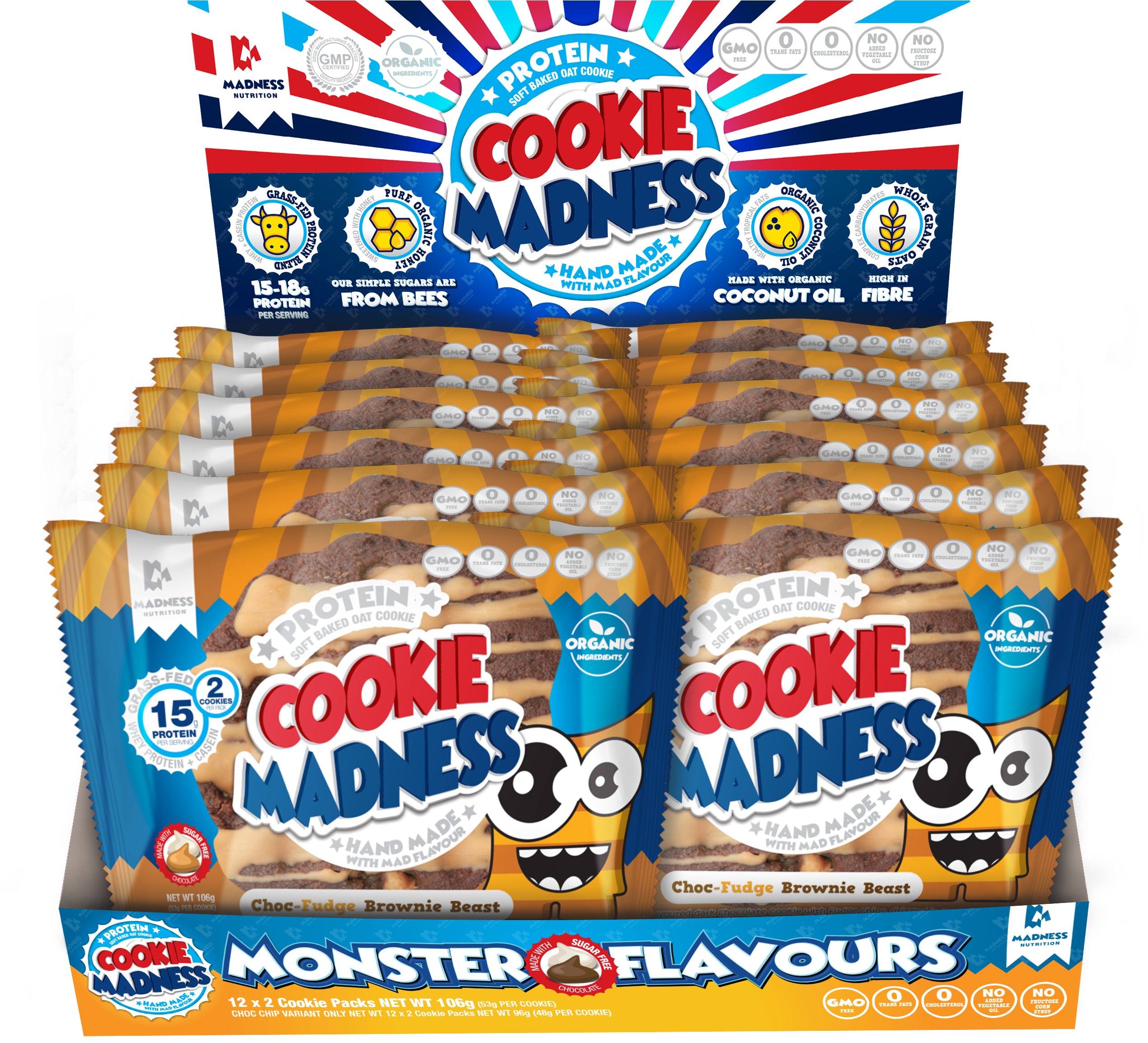 Creamy Cookie Crumble - Cookie Madness (2717x2717), Png Download