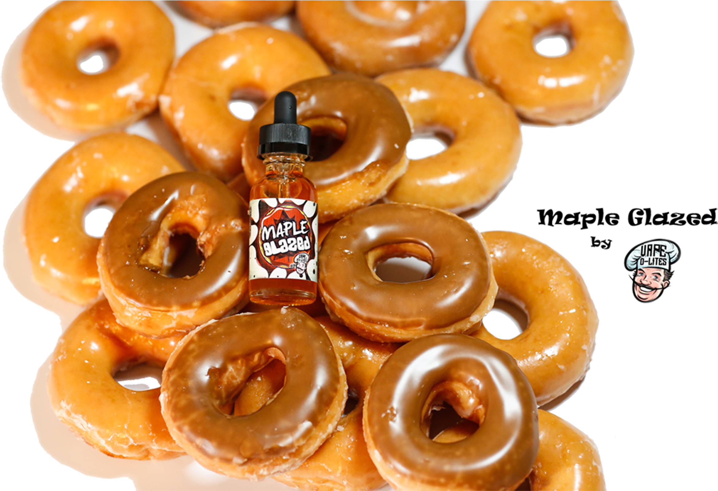 Maple Glazed Doughnut By Vape D-lites - Doughnut (2400x1600), Png Download