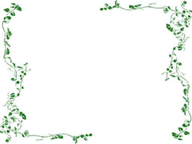 Vector Frame Clipart Vine - Vine Border Png (640x480), Png Download