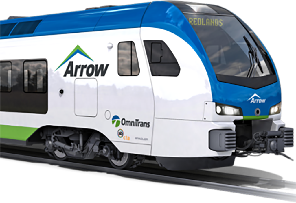 Redlands Passenger Rail Construction Contract Awarded - Sbcta Redlands Passenger Rail Project Cost (1022x768), Png Download