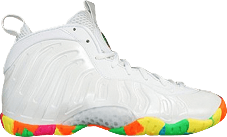 Nike Little Posite One Gs 'fruity Pebbles' - Basketball Shoe (750x455), Png Download
