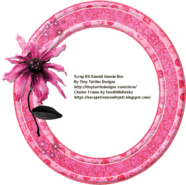 And Here Is A Sample Of A Tag Made Using The Frame - Floral Design (631x640), Png Download