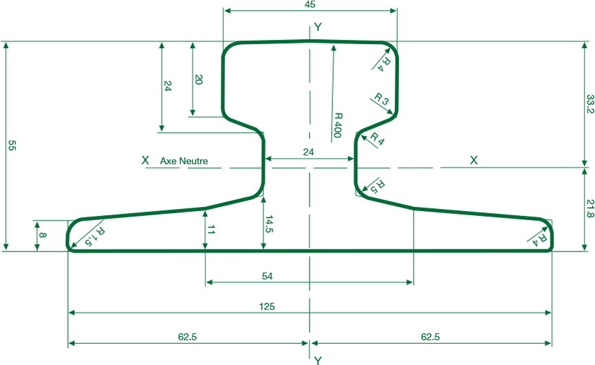 A45 Rail - A45 Rail Dimensions (865x719), Png Download