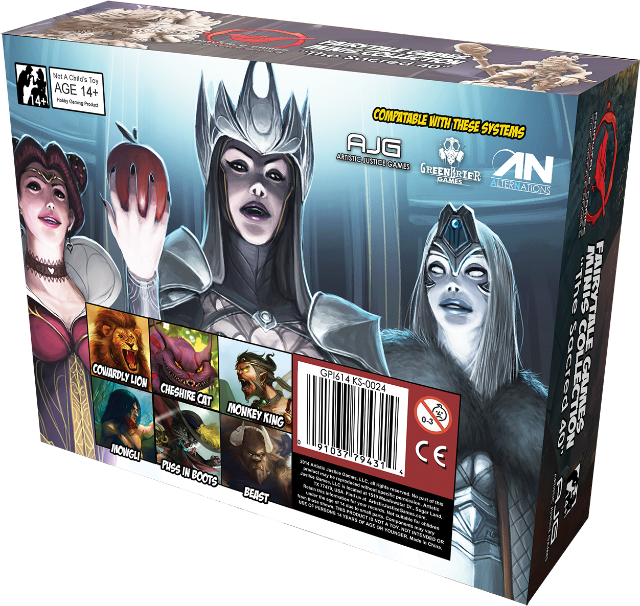 Ftg024 Wildones 3dbox Back Rgb - Action Figure (1275x1275), Png Download