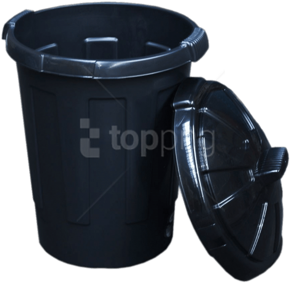 Bin Refuse Black Open - Open Bin (800x640), Png Download