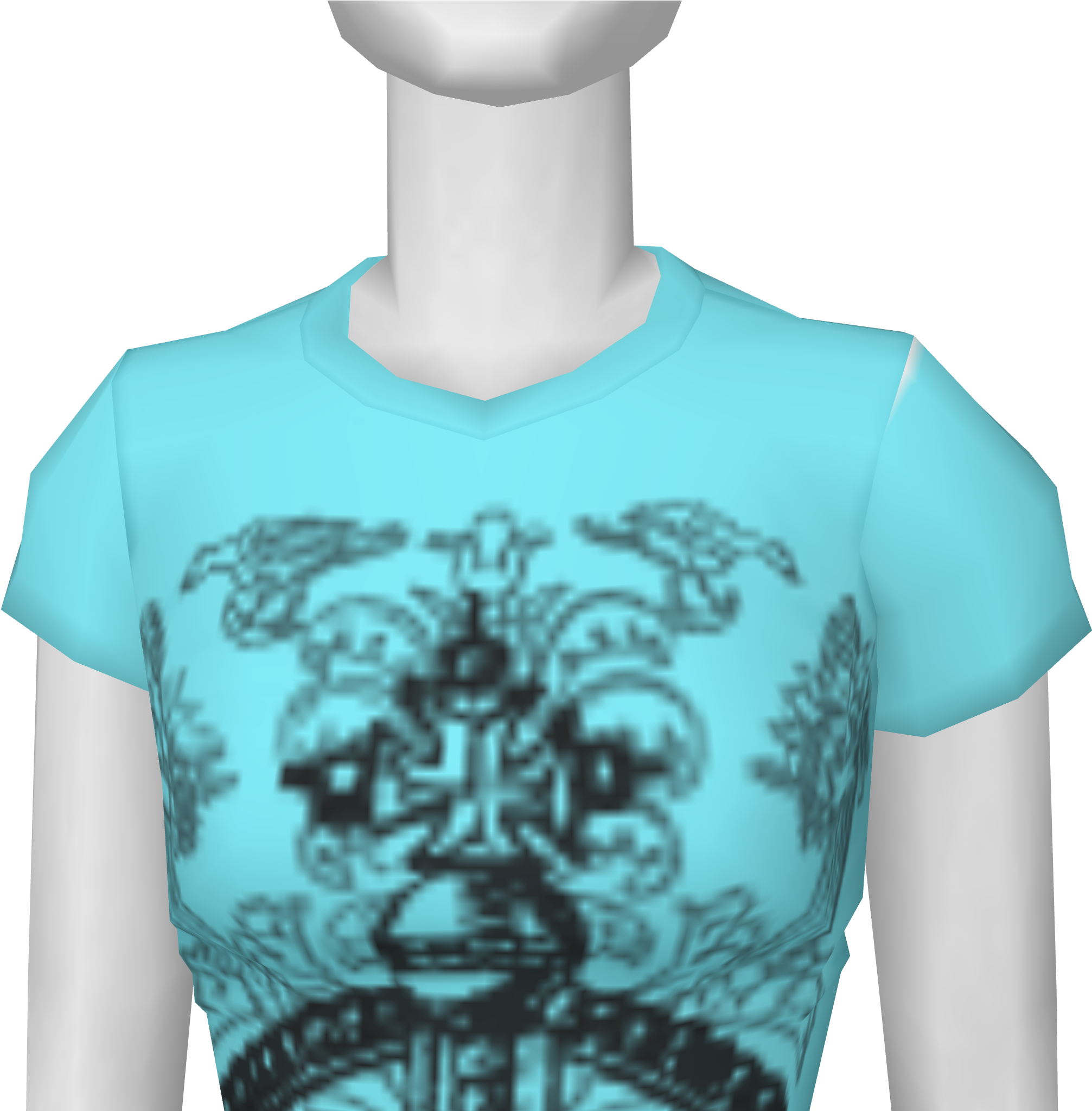 B Blue Crown Tee - Skull (2730x2048), Png Download