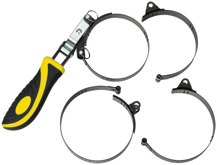 Lumax Lx 1805 4 In 1 Oil Filter Wrench Set - Circle (700x534), Png Download
