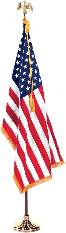 American Ceremonial Sets - Flag Of The United States (606x1023), Png Download