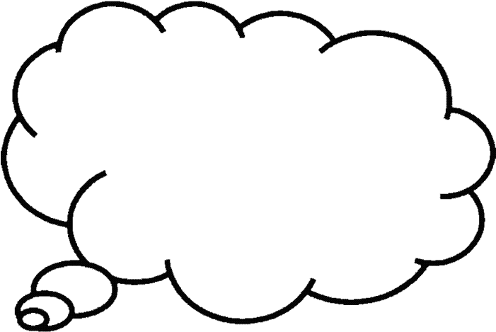 Dream Bubble Png - Thought Bubble Png Transparent (700x525), Png Download