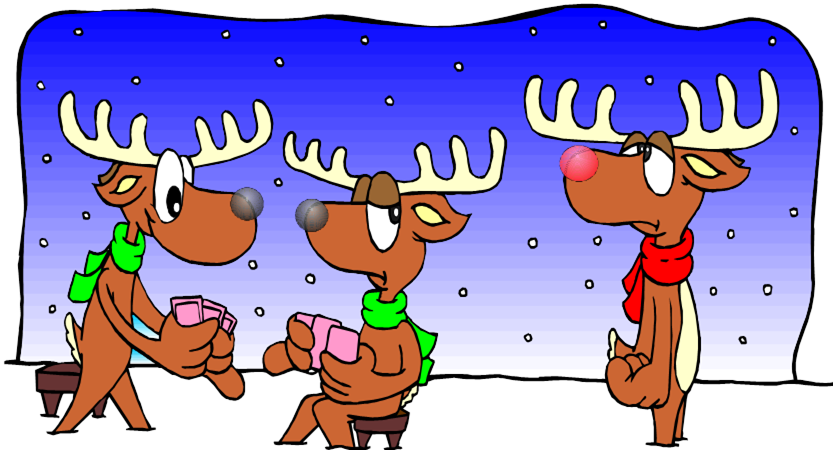 Reindeer - Rudolph And Other Reindeers (833x450), Png Download