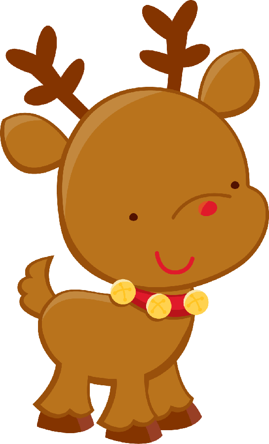 Reindeer Clipart Beach - Natal Minus (545x900), Png Download